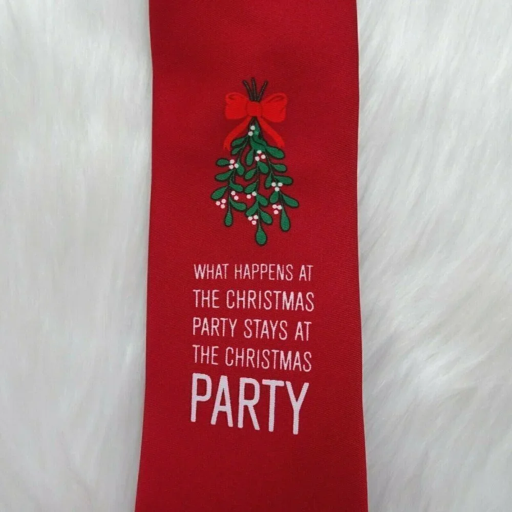 Clearance!💎5/$25 NWT St. Nicholas Square Men's Neck Tie Holiday Christmas